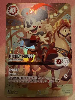 Mickey Mouse Brave Little Prince 242/204 ICONIC Disney Lorcana English - Image 1