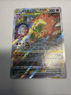 Pokemon TCG Charizard VSTAR SWSH262 Black Star Promo Holo Card NM Condition - Image 1
