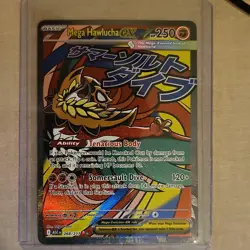 Pokemon Mega Hawlucha EX 268/217 Mega Full Art Holo EX 250 HP English Card - Image 1