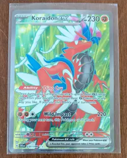 2023 Koraidon Ex 231/198 - Pokemon Scarlet Violet Base Full Art Card NM - Image 1