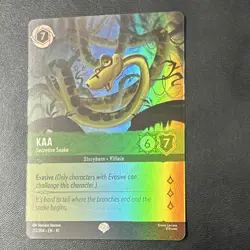 The Jungle Book Kaa-Secretive Snake Evasive Foil 212/204 Disney Lorcana Card - Image 1