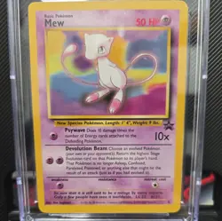 CGC 8 GEM MINT Mew 2000 Black Star Promos 8 Pokemon League Pokemon Card - Image 2