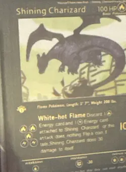 Shining Charizard 1st Edition | Pokemon Black and Gold Card - Image 2