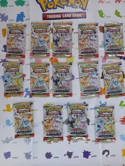 Pokemon TCG Prismatic Evolutions Booster Pack Lot Of (14) FACTORY SEALED PACKS - Image 1