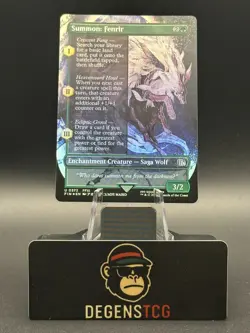 Summon: Fenrir (Borderless) Final Fantasy Foil 0372 - Image 1