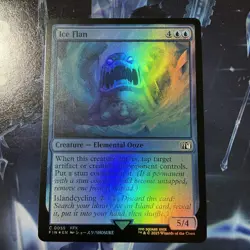 MTG Magic the Gathering Ice Flan (55/764) Final Fantasy M/NM (FOIL) - Image 1