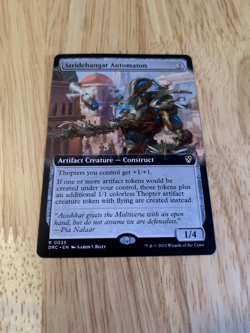 Stridehangar Automaton (Extended Art) Commander: Aetherdrift Regular Near Mint - Image 1
