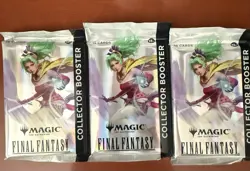 Magic: The Gathering Final Fantasy Collector Booster Pack 3 Packs English - Image 1