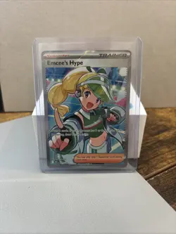 Emcee's Hype 220/182 Destined Rivals Full Art Pokemon - Image 1
