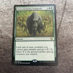 Overwhelming Stampede - Commander 2015 - MTG Magic the Gathering - LP - Image 1