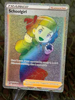 SCHOOLGIRL ~ 277/264 ~ Pokemon TCG: Fusion Strike RAINBOW ART SECRET - Image 1