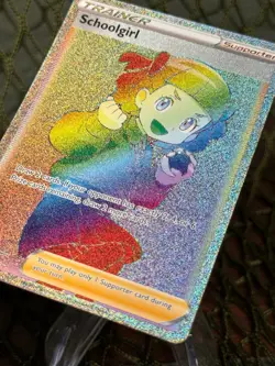 SCHOOLGIRL ~ 277/264 ~ Pokemon TCG: Fusion Strike RAINBOW ART SECRET - Image 4