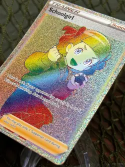 SCHOOLGIRL ~ 277/264 ~ Pokemon TCG: Fusion Strike RAINBOW ART SECRET - Image 5