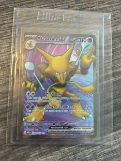 Pokemon Alakazam ex Ultra Rare Full Art Holo Sv: Scarlet & Violet 151 188/165 3… - Image 2