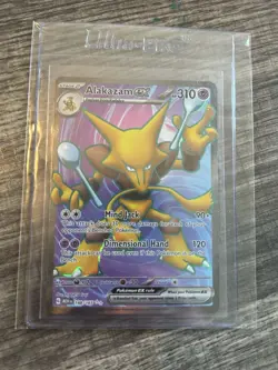 Pokemon Alakazam ex Ultra Rare Full Art Holo Sv: Scarlet & Violet 151 188/165 3… - Image 3