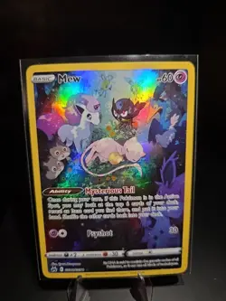 Mew GG10/GG70 Galarian Gallery Crown Zenith LP Holo Pokemon Card - Image 1