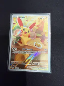Plusle 193/182 Illustration Rare Paradox Rift Pokemon - Image 4