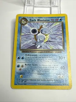 Dark Blastoise 20/82 Team Rocket – Damaged (Crease) – Pokemon Card - Image 3