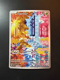 Deerling 165/162 IR Secret Rare Full Art Pokemon Card SV Set NM Pack Fresh - Image 1