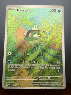 Basculin 108/086 Illustration Rare White Flare Pokemon See Pics - Image 1
