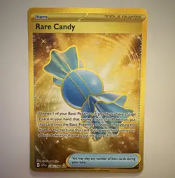 Pokemon Rare Candy 256/198 SV01 Scarlet & Violet Gold Secret Rare Foil - Image 1
