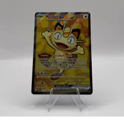 Pokemon Meowth EX 107/088 Ultra Rare Full Art Holo 170 HP Rare English - Image 1