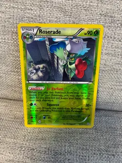 Pokemon TCG Roserade Reverse holo 15/124 Dragons Exalted (MP) - Image 1