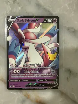 Pokemon TCG Dark Sylveon V SWSH134 Full Art Black Star Promo Rare Holo NM - Image 1