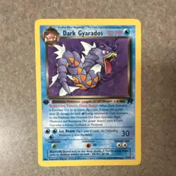 Pokemon Dark Gyarados Rare 1st Edition Team Rocket 25/82 Stage 1 70 HP English - Image 1