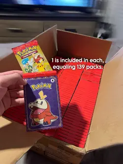 McDonalds TCG Pokemon 2023 Promo (139 Sealed Packs) Original Box - Image 2