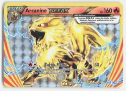 Arcanine BREAK - XY180 XY180 Holo Promo XY Promo Pokemon Moderately Played - Image 1
