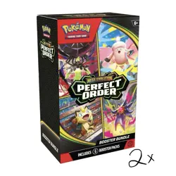 2x Perfect Order Booster Bundle Lot Pokemon TCG New/Sealed X2 - Image 1