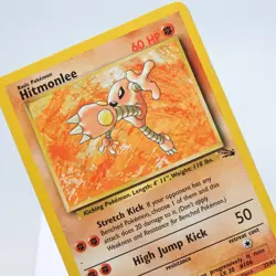 Pokemon TCG - Hitmonlee 22/62 Fossil Rare WOTC - PL - Image 1