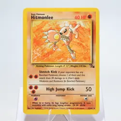 Pokemon TCG - Hitmonlee 22/62 Fossil Rare WOTC - PL - Image 2