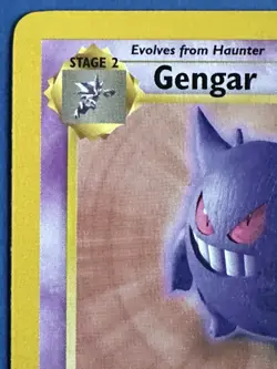 Pokemon Gengar 20/62 1st Edition Fossil Rare NM WOTC 1999 - Image 2