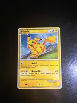 Pokemon Pikachu PW6 Promo Holo German 2010 Pikachu World Collection Card - Image 1