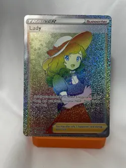 Pokemon Lost Origin Secret Rare Holo Lady (Secret) 208/196 NM - Image 1