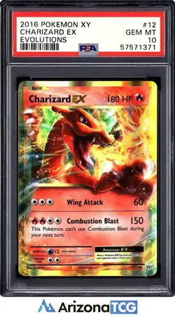 Pokemon 2016 Charizard EX 12/108 Evolutions GEM MINT PSA 10 - Image 1