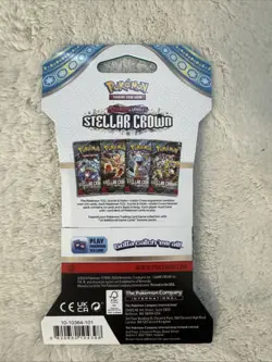 💎🔥 Pokemon Stellar Crown SLEEVED Booster Pack Random Art💎🔥 (1) Single Pack - Image 2