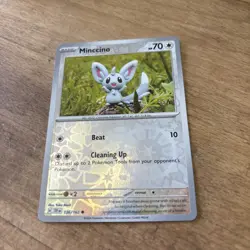Minccino Reverse Holo 136/162 Temporal Forces Pokemon 2024 - Image 1
