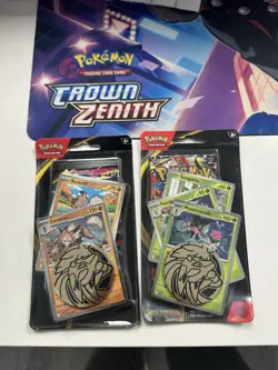 (Set Of 2) Sealed Pokemon Mega Evolution TCG Single Blister Pack w/ Promo + Coin - Image 1