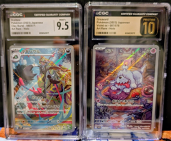 2 - 2023 Graded Pokemon Slabs Japanese Grafaial And Japanese Greavard Graded CGC - Image 1