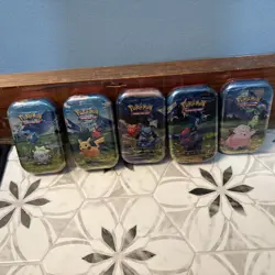 Pokemon Ascended Heroes Mini Tins - Complete ART SET - Lot of 5 SEALED - Image 1