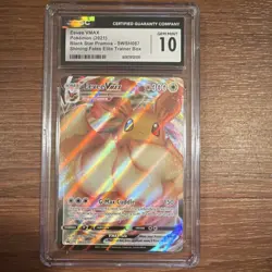 Eevee VMAX CGC 10 SWSH087 Shining Fates Elite Trainer Box Promo Holo Pokemon - Image 1