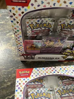 Alakazam Ex Collection Box Scarlet & Violet 151 Pokemon 2023 Factory Sealed X2 - Image 3