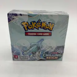 Pokemon TCG Sword & Shield Chilling Reign Booster Box SEALED/NEW w/Acrylic - Image 1