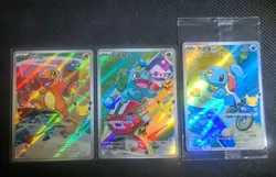 2026 Pokemon TCG S-Chinese PROMO Charmander #002/30th-P Holo Full Art lot*3 TB44 - Image 3