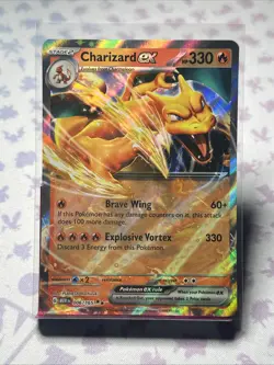 Charizard ex 006/165 Sv: Scarlet & Violet 151 Holo Pokemon TCG NM - Image 1