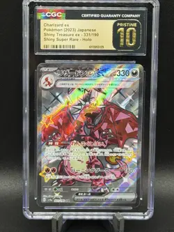Charizard ex 331/190 SSR Shiny Treasure ex 2023 Japanese CGC Pristine 10 Pokemon - Image 1