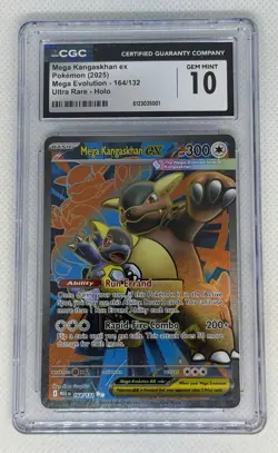 Mega Kangaskhan ex Pokemon (2025)Mega Evolution - 164/132 Ultra Rare Holo CGC 10 - Image 1